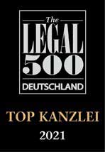 Legal 500 Deutschland Führende Kanzlei 2021 Jakoby Rechtsanwälte