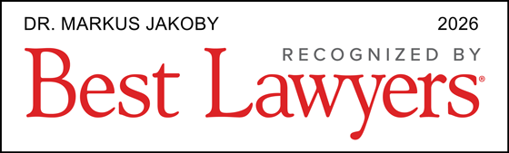 footer-image Badge Best Lawyers Dr. Markus Jakoby 2026
